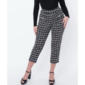 Smak Parlour Plaid Sunshine Capri Pants